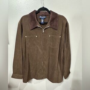 Denim&Co Women’s Brown Suede Jacket
